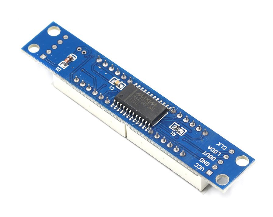 LED Display 8x7 segmenten module blauw SPI MAX7219 03
